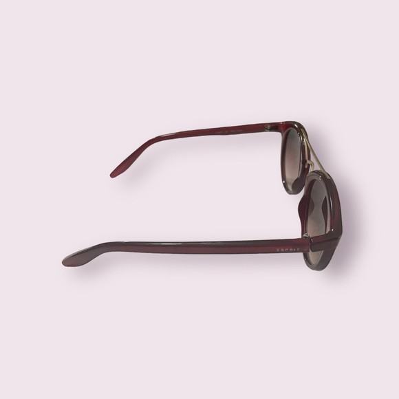 Esprit Red‎ Gold Sunglasses - Picture 3 of 4